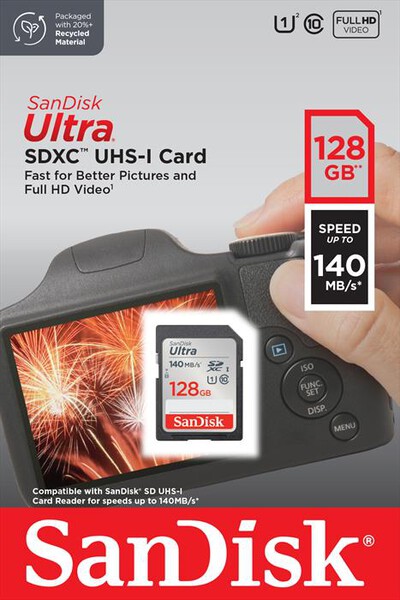 SANDISK - SD ULTRA C10 128GB