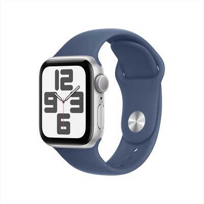 APPLE - Watch SE GPS 40mm Cassa Alluminio-Argento Sport Band Denim - S/M