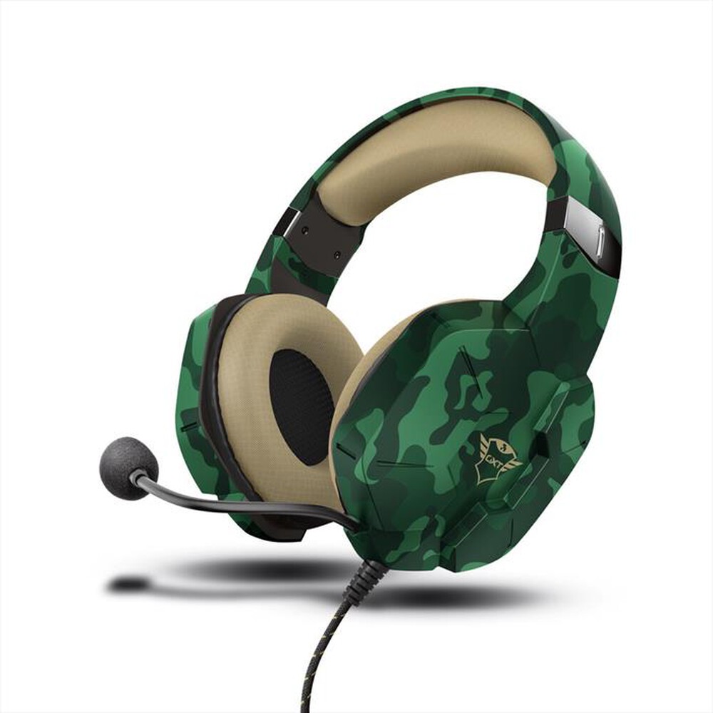 "TRUST - GXT323C CARUS HEADSET JUNGLE CAMO-jungle camouflage"