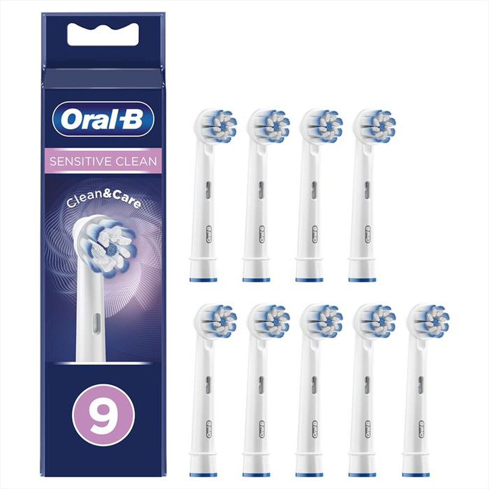 "ORAL-B - TESTINE DI RICAMBIO SENSITIVE CLEAN-Bianco"