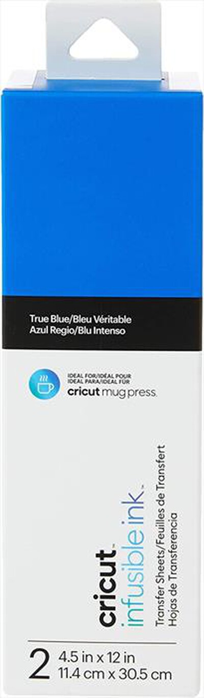 CRICUT - INFUSIBLE INK 2 FOGLI-True Blue