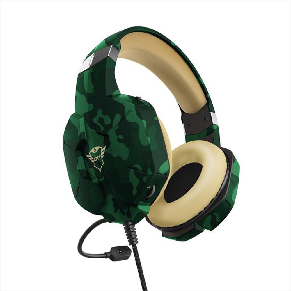 "TRUST - GXT323C CARUS HEADSET JUNGLE CAMO-jungle camouflage"