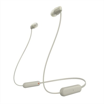 SONY - Cuffie In Ear WIC100C.CE7-Crema