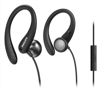 PHILIPS - TAA1105BK/00-Cuffie Sport con filo - Nero