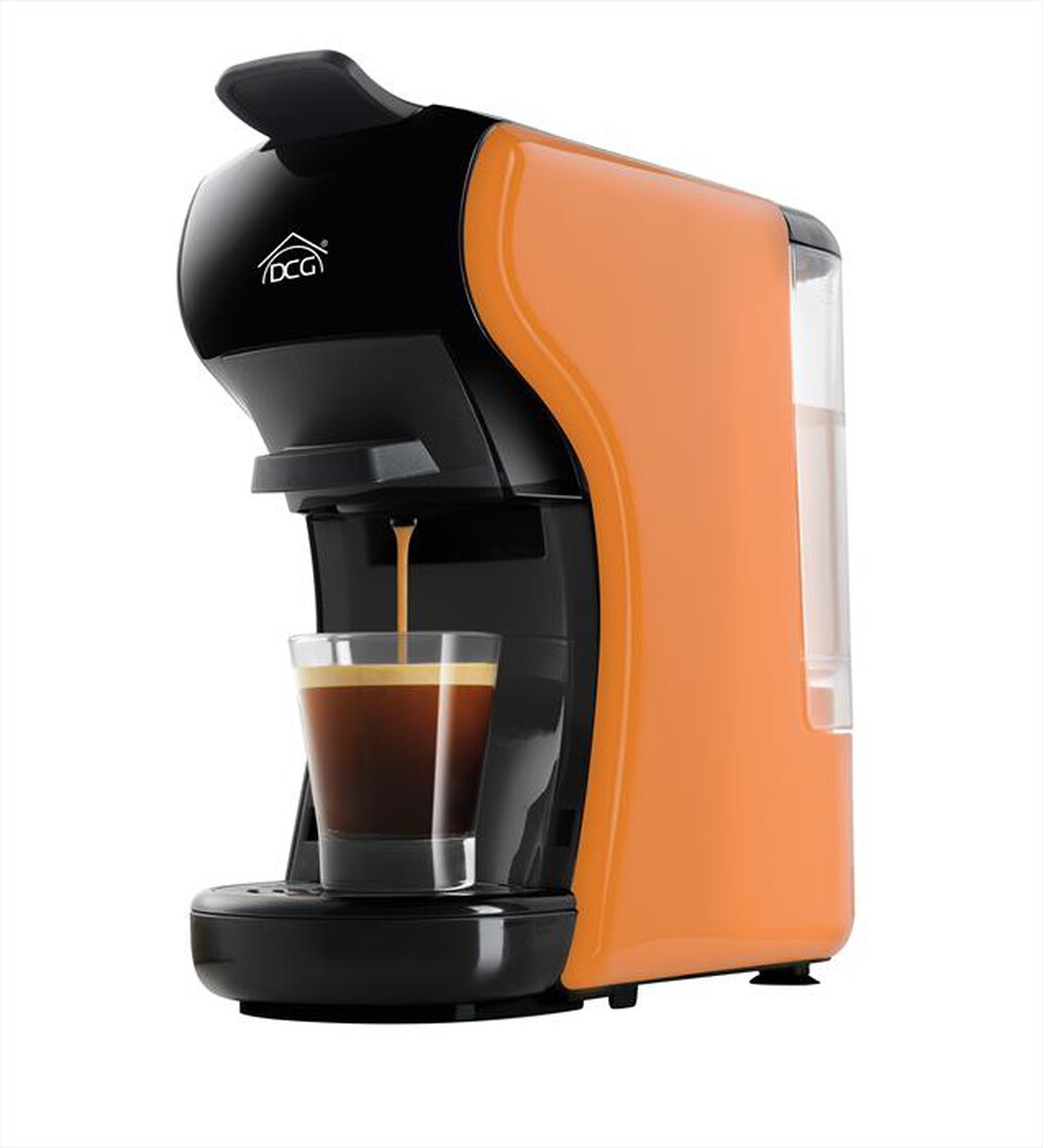 "DCG ELTRONIC - Macchina da caffè ES6517-NERO ARANCIO"