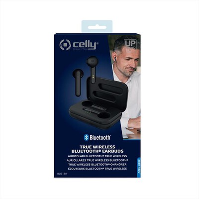 CELLY - BUZ1BK-TRUE WIRELESS DROP BUZ-Nero/Plastica