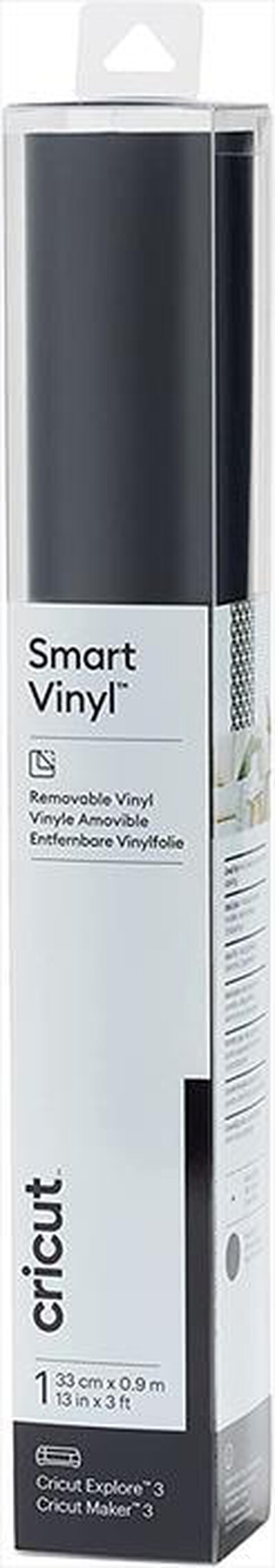 CRICUT - SMART VINILE REMOVIBILE - 1 FOGLIO-Black