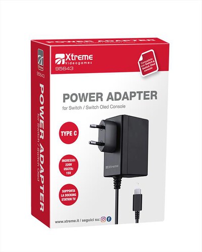 XTREME - POWER ADAPTER-NERO