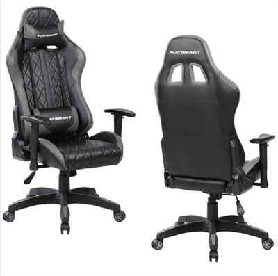 GO!SMART - Sedia gaminig PLAYSMART SUPERIOR PC CHAIR-Black