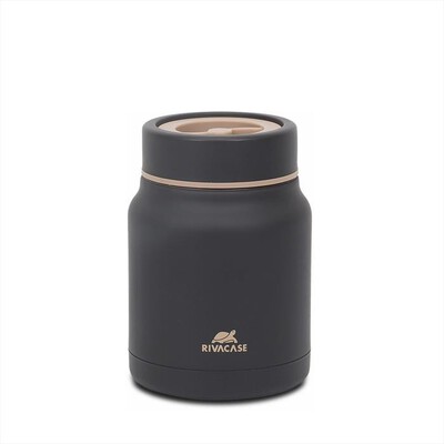 RIVACASE - 90331BK THERMOS PER ALIMENTI DA 0,5 L-Nero