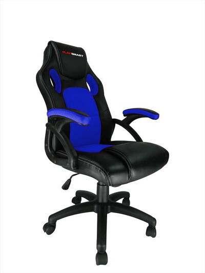 GO!SMART - Sedia gaming PLAYSMART PC CHAIR-Blue