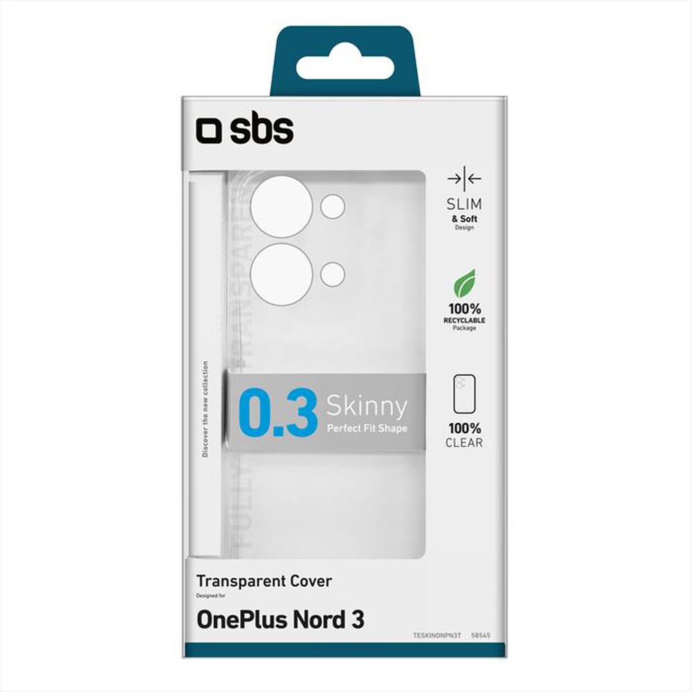 "SBS - Cover Skinny OnePlus Nord 3 TESKINONPN3T-Trasparente"