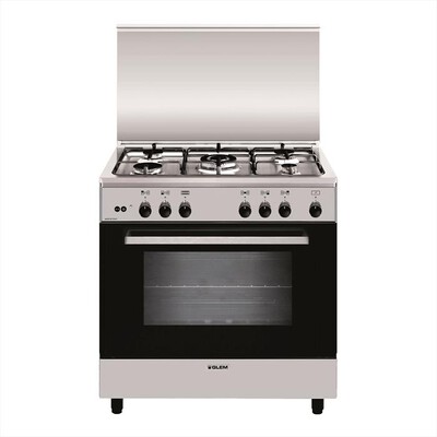 GLEM GAS - Cucina a gas A855GI Classe A-Inox