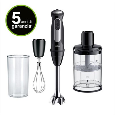 BRAUN - Frullatore ad immersione MQ55.254M-nero