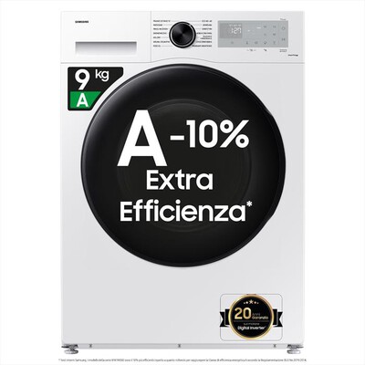 SAMSUNG - Lavatrice WW90CGC04DAHET 9 Kg Classe A-bianco