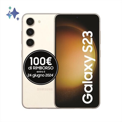 SAMSUNG - Galaxy S23 8+256GB-Cream