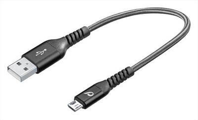 CELLULARLINE - TETRACABMUSB15CMK Cavo Dati EXTREMECABLE-Micro USB-Nero