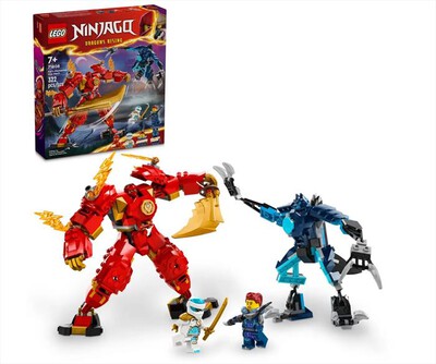 LEGO - NINJAGO Mech elemento Fuoco di Kai - 71808-Multicolore