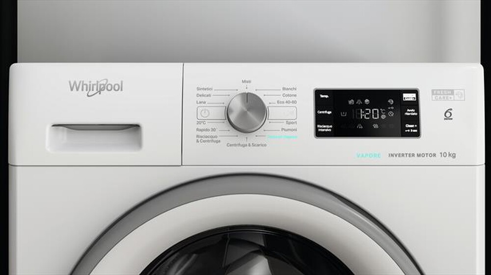 "WHIRLPOOL - Lavatrice FRESHCARE FFB 1046 SV IT 10 Kg Classe A-White"