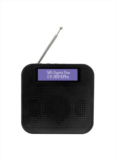 XTREME - MINI RADIO DAB+ DB-3-NERO