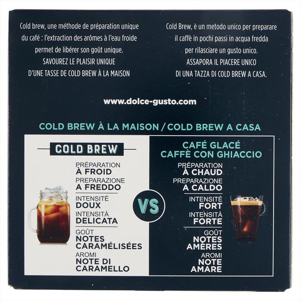 "NESCAFE' DOLCE GUSTO - Cold Brew 12 caps"