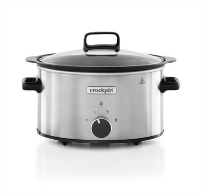 Crock Pot - SLOW COOKER 3,5 LT SIZZLE&STEW-Silver