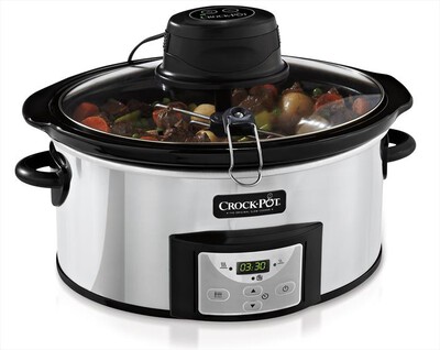 Crock Pot - SlowCooker 5,7 LT Automes-Silver