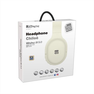 XTREME - HEADPHONE CHILOE' WIRELESS BT 5.0-BIANCO