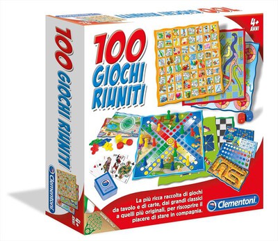 CLEMENTONI - 12952 100 Giochi Riuniti