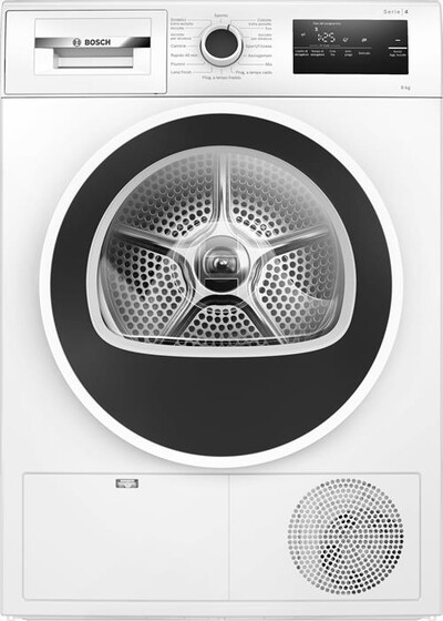 BOSCH - Asciugatrice SERIE 4, 8 KG CLASSE A++ WTH85208II-Bianco