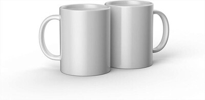 CRICUT - TAZZA BIANCA MUG 440ML - X2-Bianco