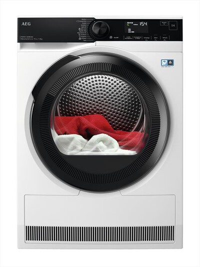 AEG - Asciugatrice TR9HG83B 8 Kg Classe A+++-Bianco/oblò nero