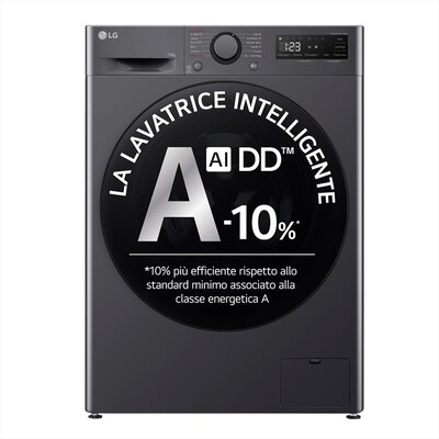 LG - Lavatrice F4R5011TSMB 11 Kg Classe A-Nero