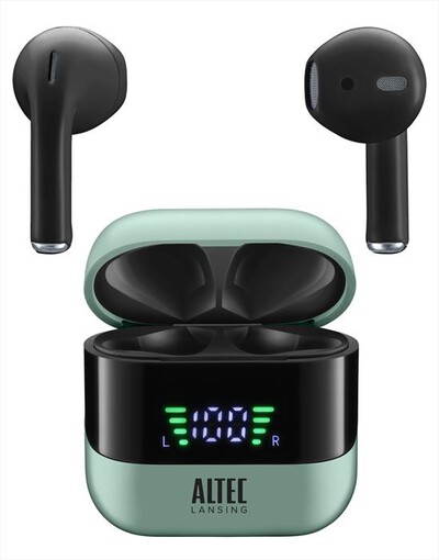 ALTEC LANSING - Auricolare bluetooth CLUB-BLACK GREEN