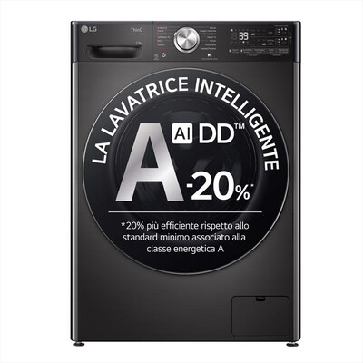 LG - Lavatrice F4R9513TPBC 13 Kg Classe A-Nero