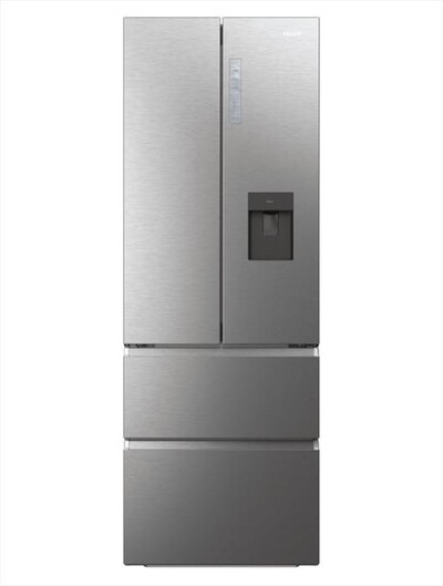 HAIER - Frigorifero 4 porte HFR7720DWMP Classe D 477 lt-Platino, Stainless steel