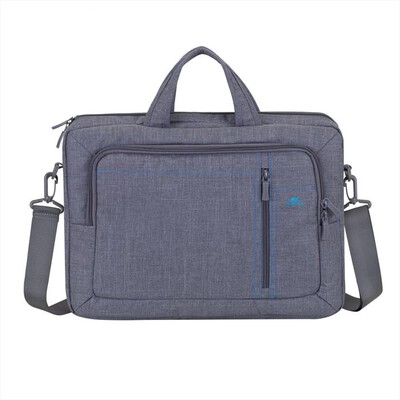 RIVACASE - 7530 BORSA DI TELA CON TRACOLLA PER NOTEBOOK 15-Grigio