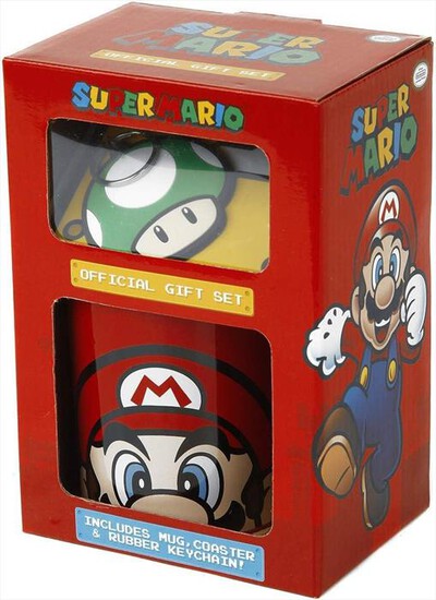 PYRAMID - Gift Set 3 in 1 Super Mario GP85204-Rosso