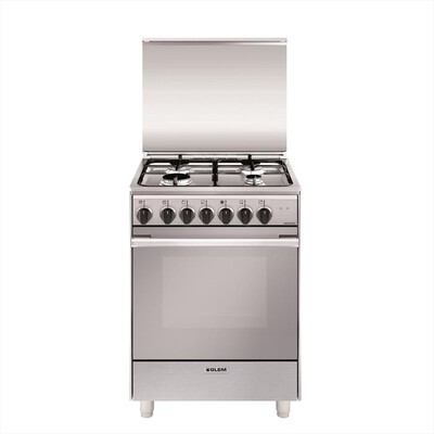 GLEM GAS - Cucina a gas U654MI6 Classe A-INOX