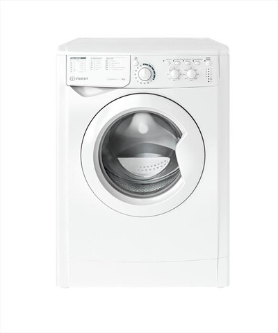 INDESIT - Lavatrice EWC 81284 W IT 8 Kg Classe C-Bianco