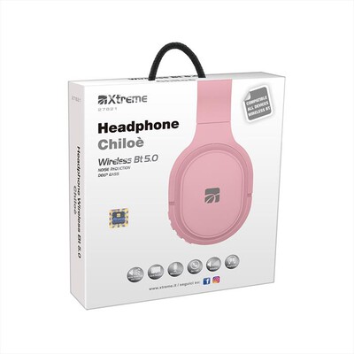 XTREME - HEADPHONE CHILOE' WIRELESS BT 5.0-ROSA