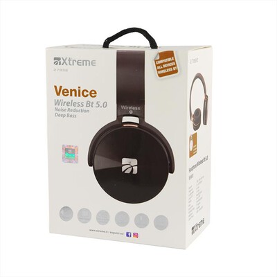 XTREME - HEADPHONE WIRELESS VENICE-NERO