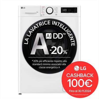 LG - Lavatrice AI DD R3 F4R3013NSWB 13kg Classe A-Bianco