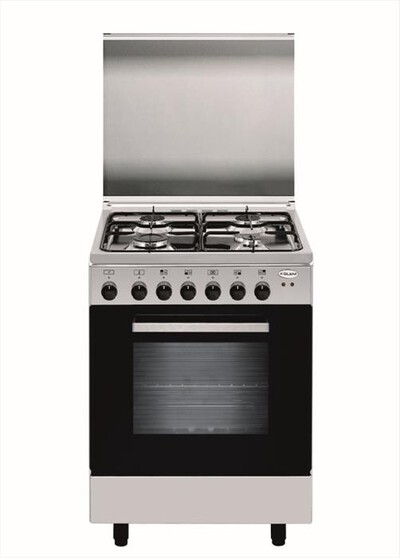 GLEM GAS - Cucina a gas A66MI Classe A-Inox