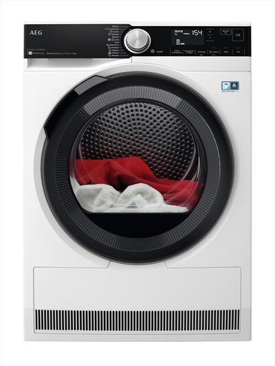 AEG - Asciugatrice TR9T94ABS 9 kg Classe A+++-Bianco/oblò nero