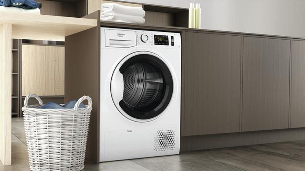 "HOTPOINT ARISTON - Asciugatrice ACTIVE EU NTDG83 WK IT 8 Kg - A+++-Bianco"