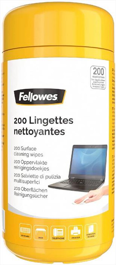 FELLOWES - SALVIETTE PULIZIA 200PZ