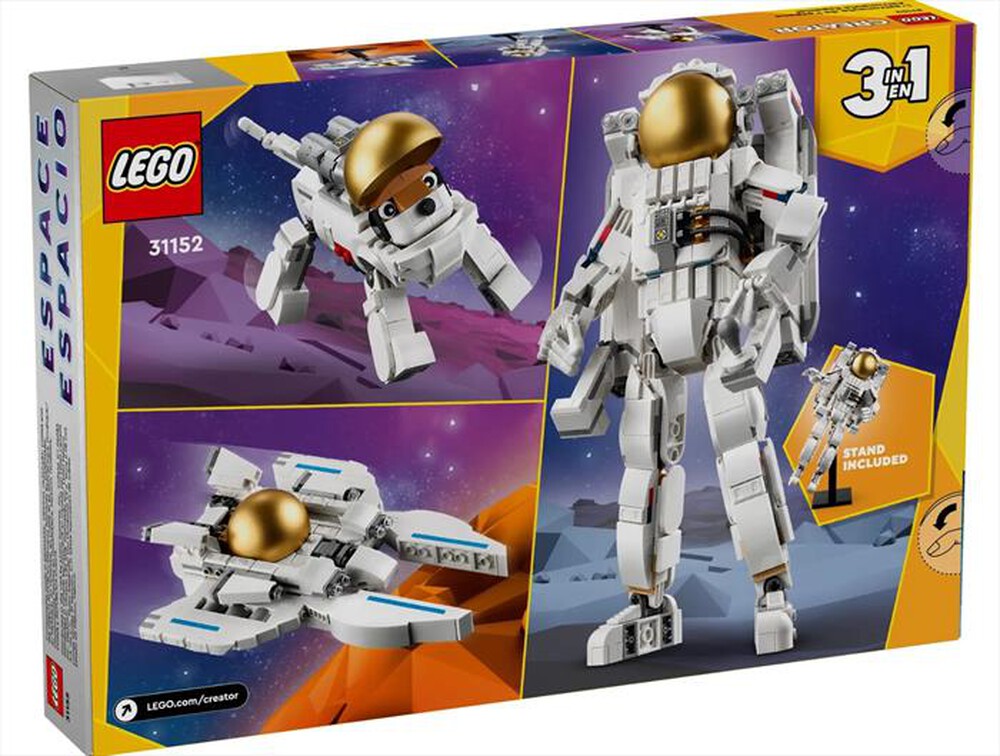 "LEGO - CREATOR Astronauta - 31152-Multicolore"