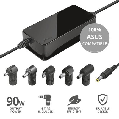 TRUST - MAXO ASUS 90W LAPTOP CHARGER-Black