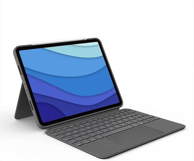 LOGITECH - Combo Touch iPad Pro 11 (1a, 2a, 3a gen)-Grigio